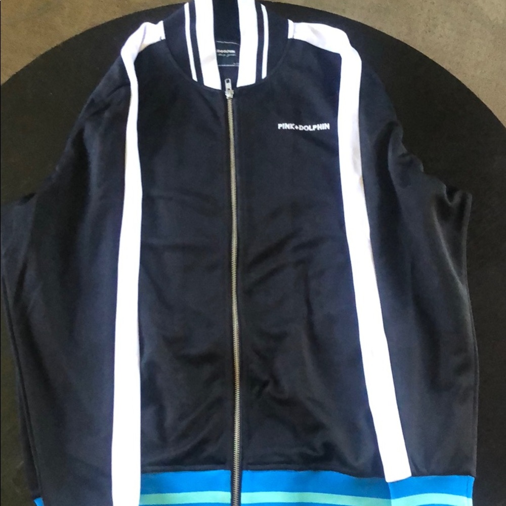 Pink Dolphin Zip Up Jacket